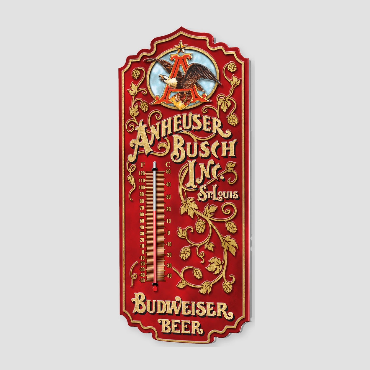 Anheuser-Busch Budweiser Beer Thermometer — alternate product view