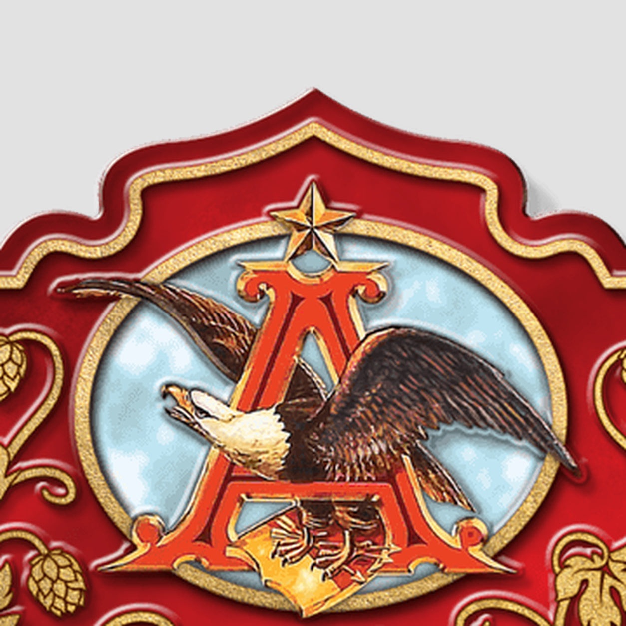 Anheuser-Busch Budweiser Beer Thermometer — detail view