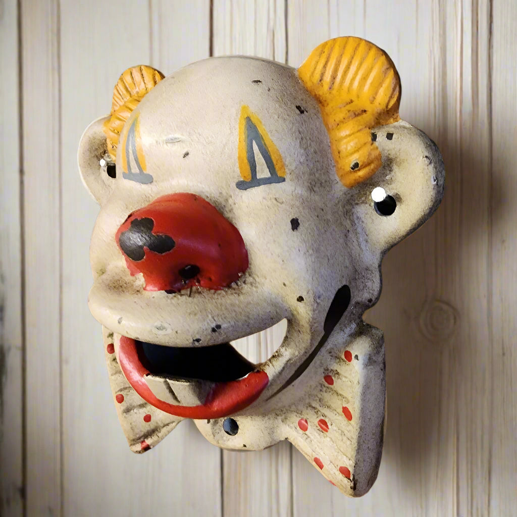 Clown Cast Iron Wall Mounted Bottle Opener With Painted Antique Finish (5" x 2.75")