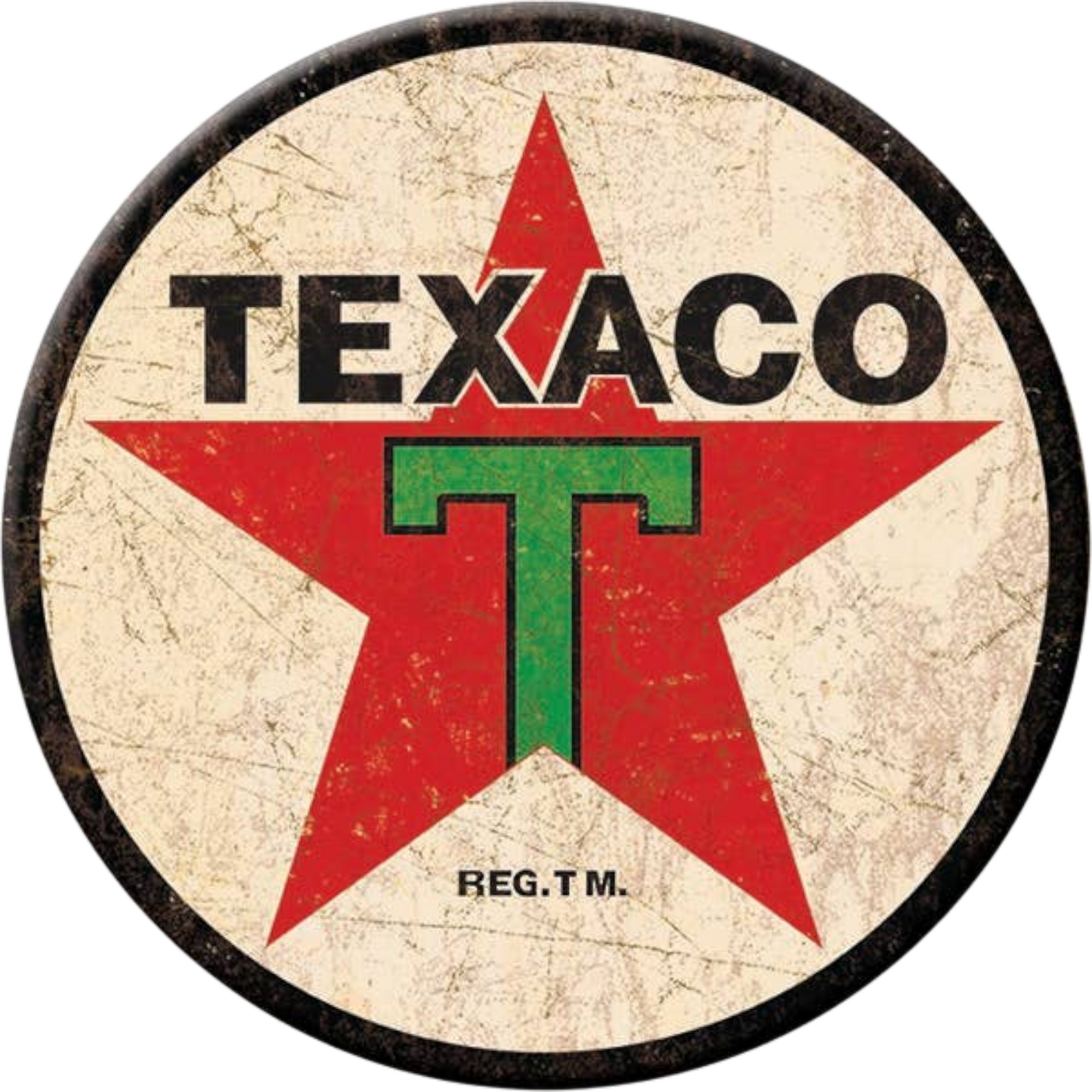 Texaco 1936 Vintage Logo Magnet (3" Round)