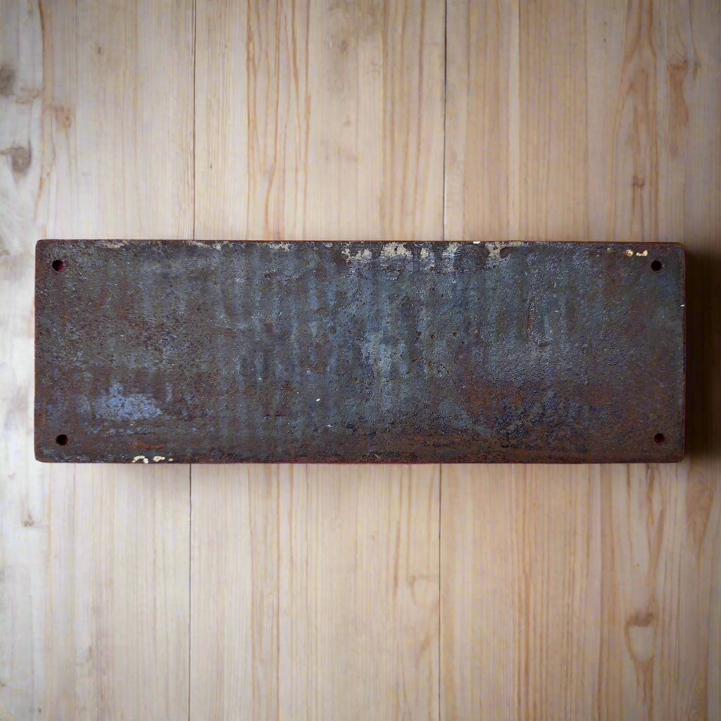 Sheriff's Office Pat Garrett Cast Iron Plaque With Antique Finish (7.75" x 3.5")