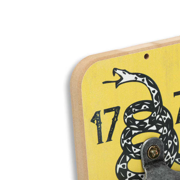 Don't Tread On Me 1776 Wall Bottle Opener (3.5" x 6")