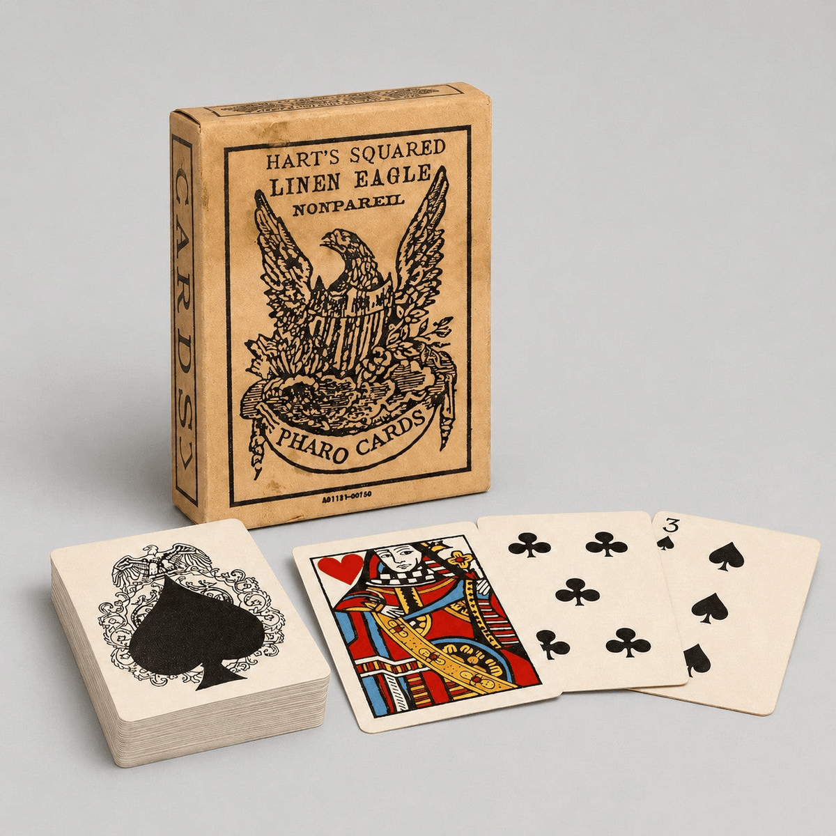 Pharo Old West Poker Card Deck — 52 Cards, Square Corners