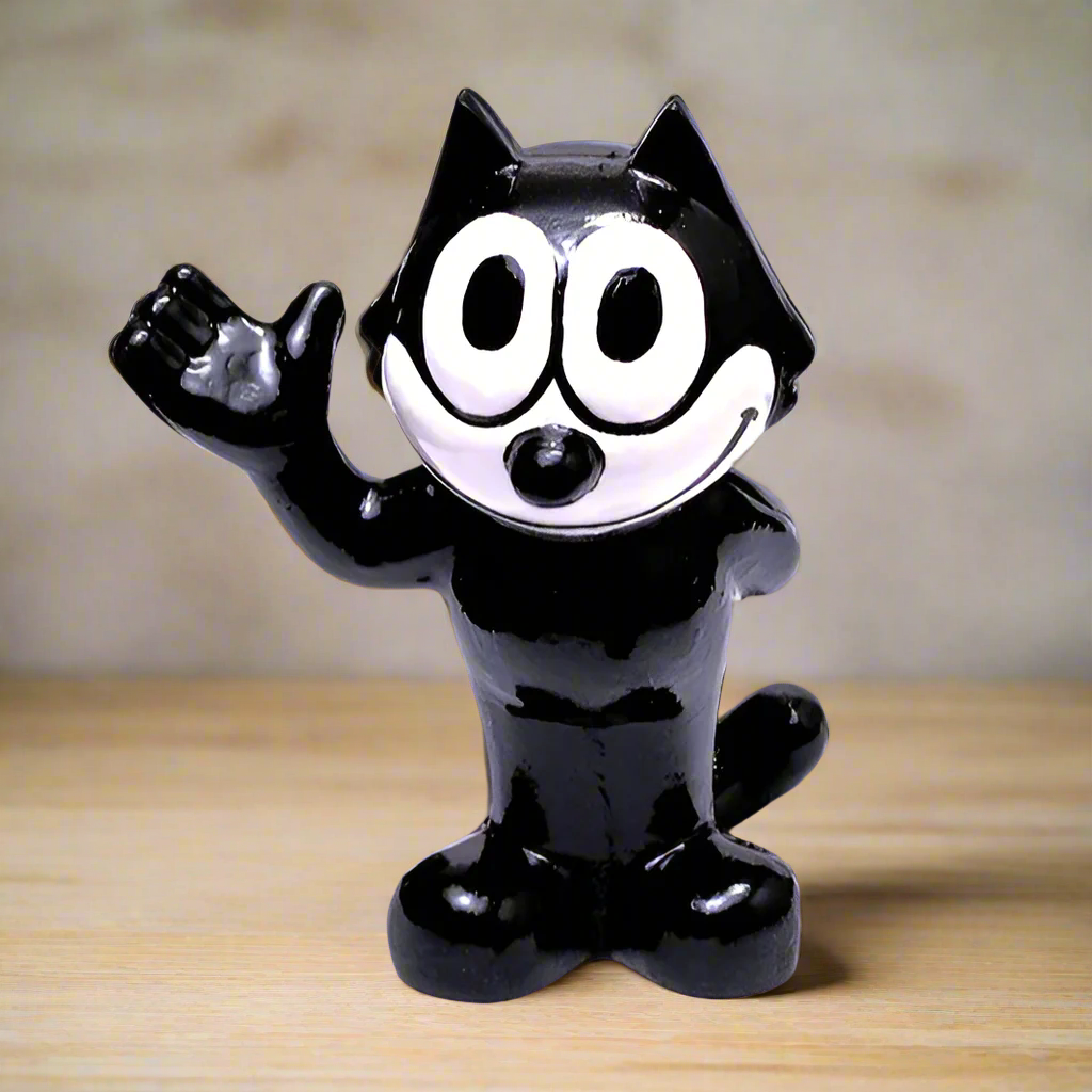 Felix Cast Iron Coin Bank With Painted Finish (8.5" x 7")