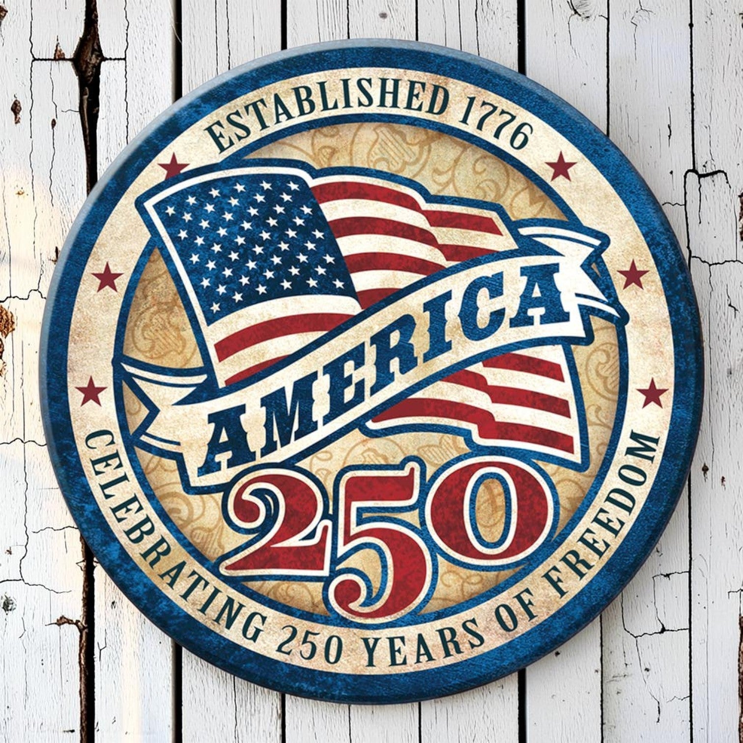 America Celebrating 250 Years Magnet - Jones Peak