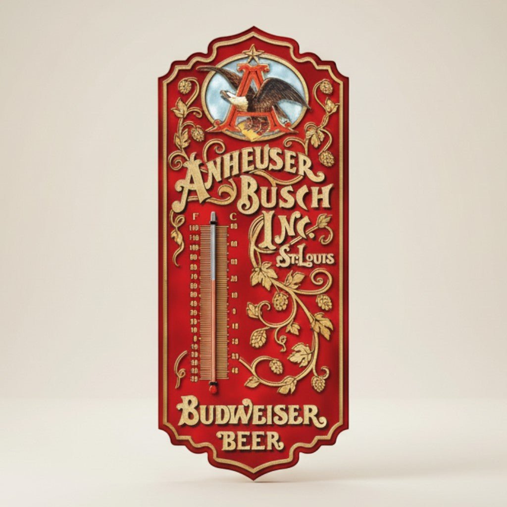 Anheuser Busch Budweiser Beer Thermometer - Jones Peak