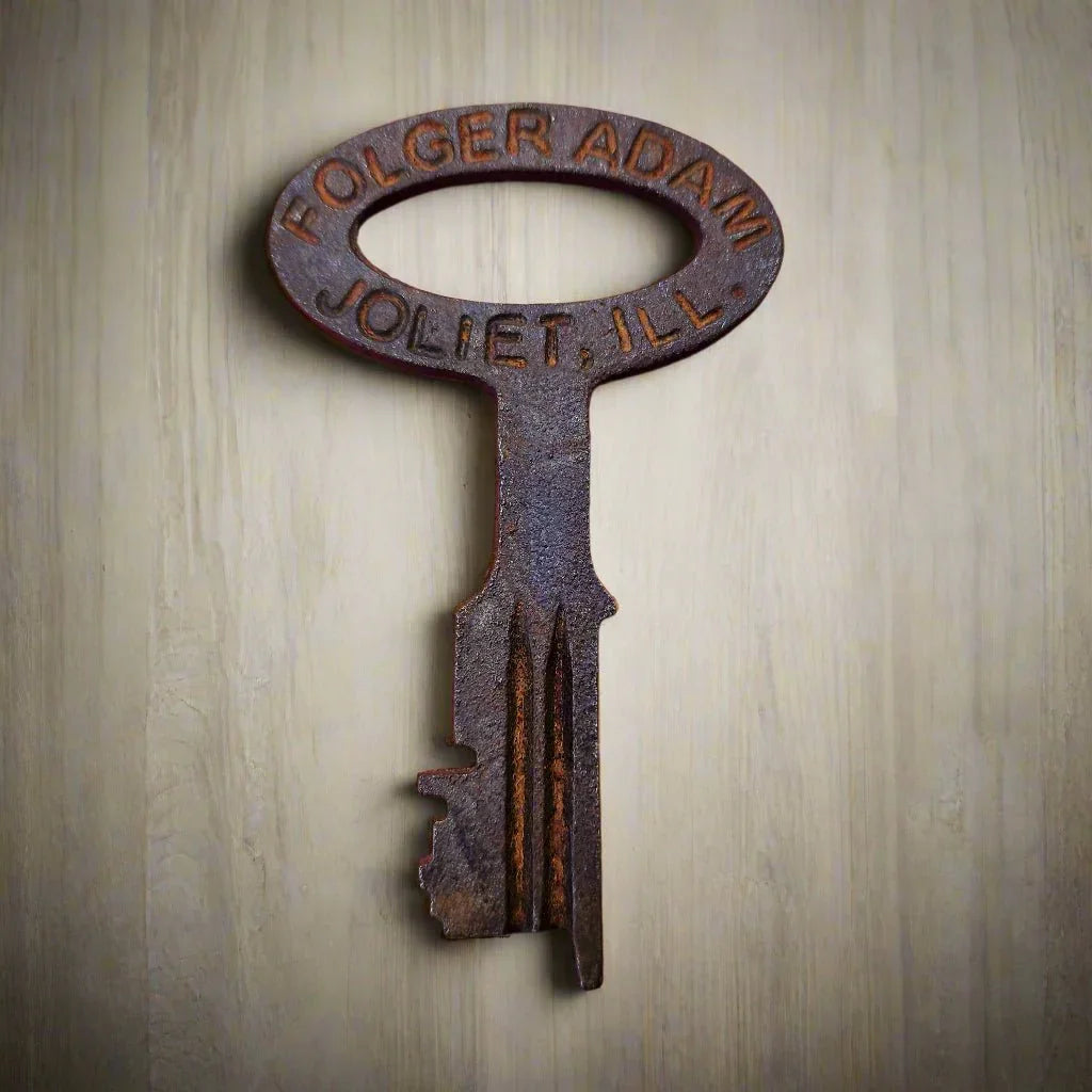 Folger Adam Joliet Illinois Jailhouse Cast Iron Keys (Set of 5) - Jones Peak