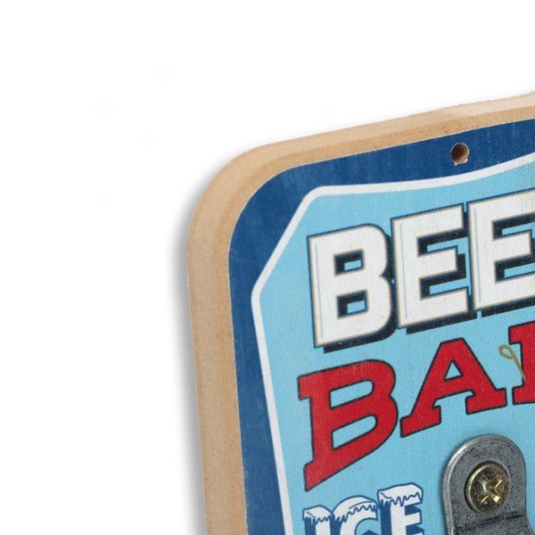 Beer Bait Ice Ammo Wall Bottle Opener (3.5" x 6") - Jones Peak