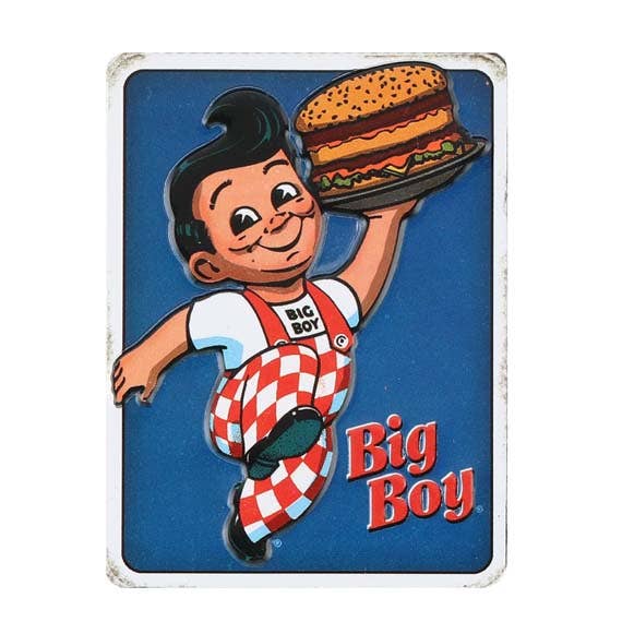 Bob's Big Boy Embossed Metal Magnet (2.25" x 3") - Jones Peak