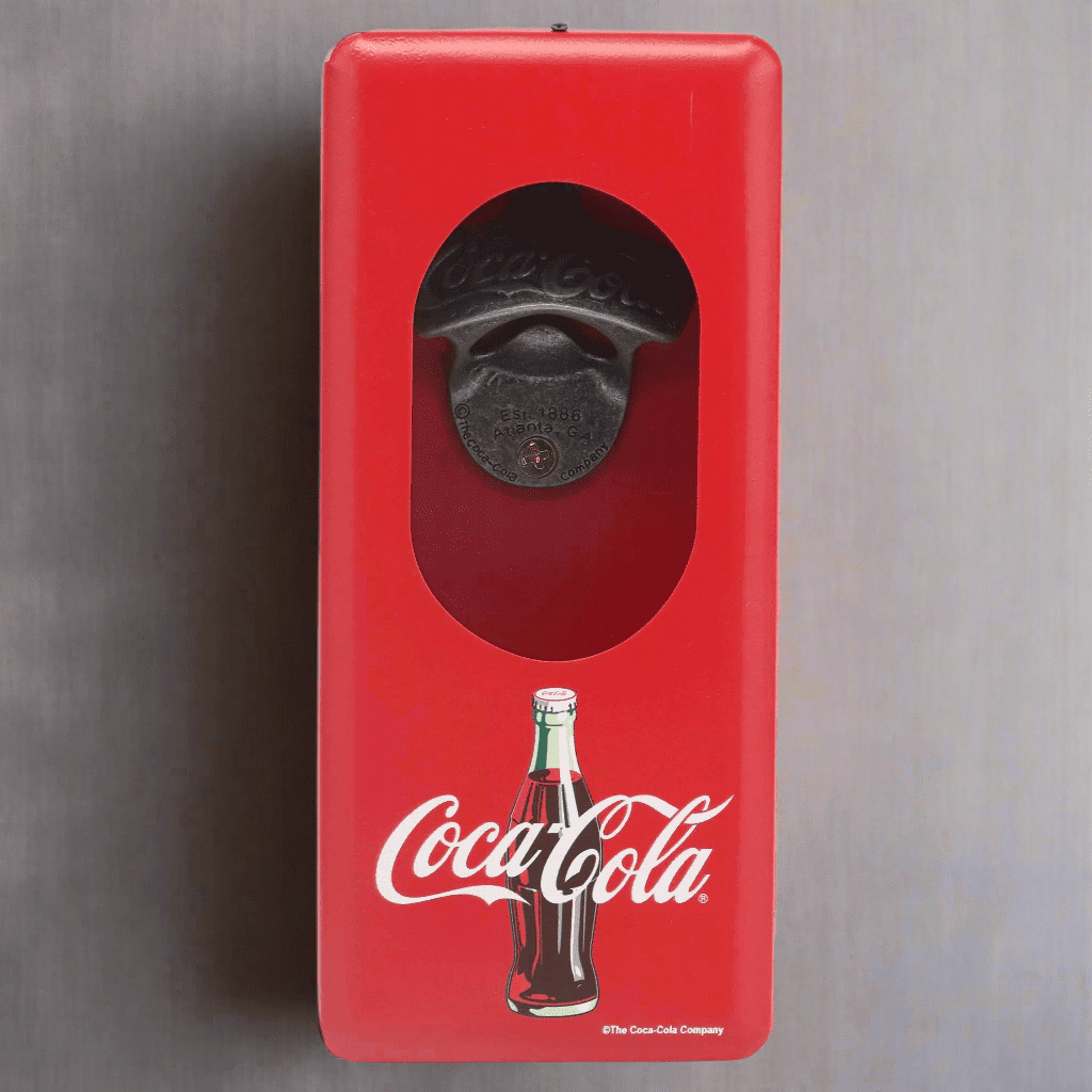 Coca - Cola Vintage Wall Bottle Opener (3.5 x 8") - Jones Peak
