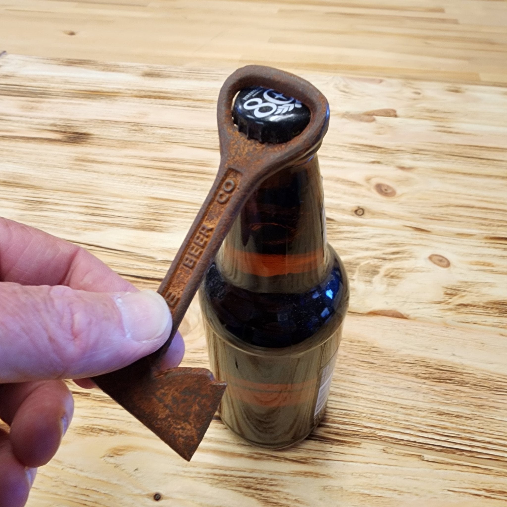 Dixie Hammer & Ax Bottle Opener With Antique Finish (4.5" x 2") - Jones Peak