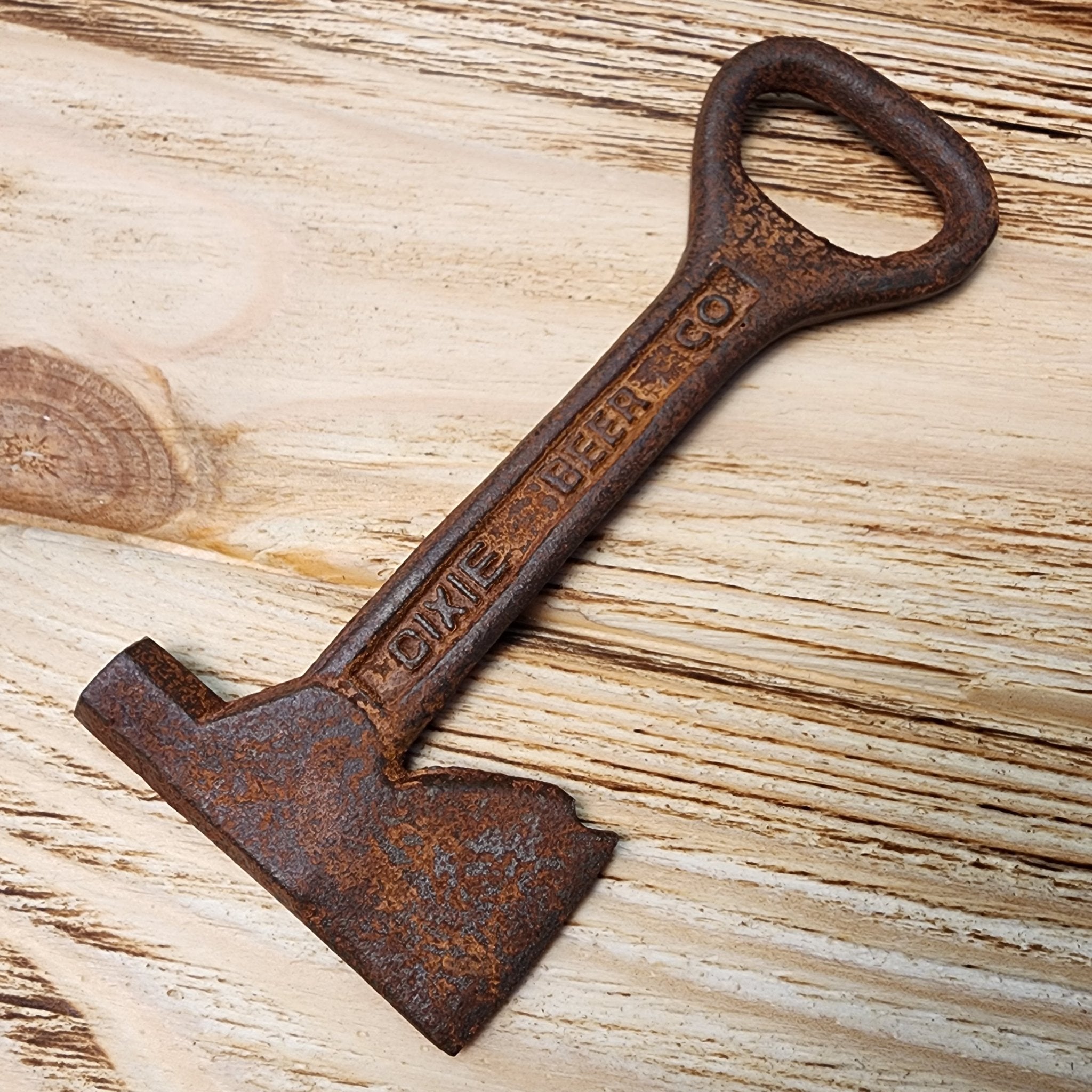 Dixie Hammer & Ax Bottle Opener With Antique Finish (4.5" x 2") - Jones Peak