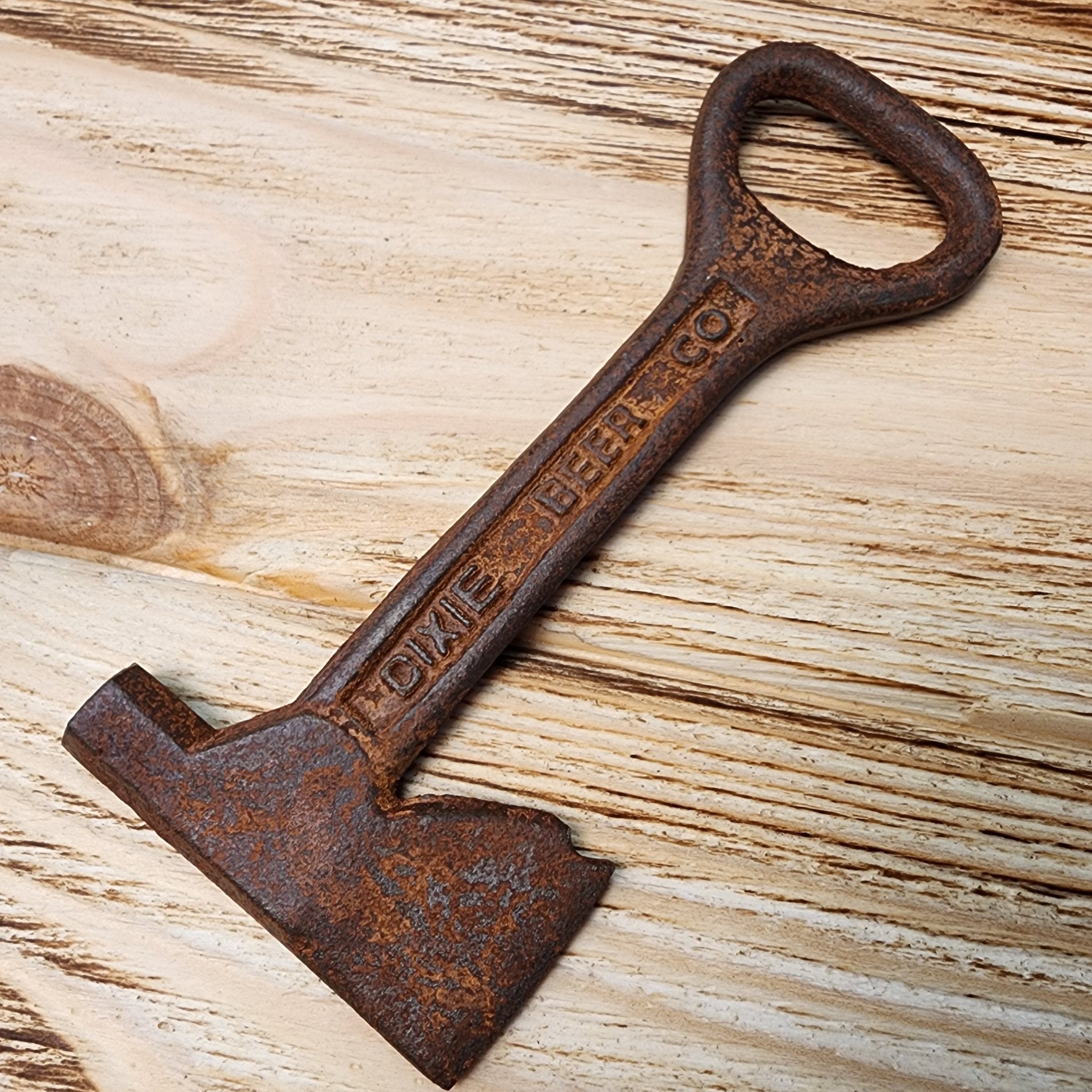 Dixie Hammer & Ax Bottle Opener With Antique Finish (4.5" x 2") - Jones Peak