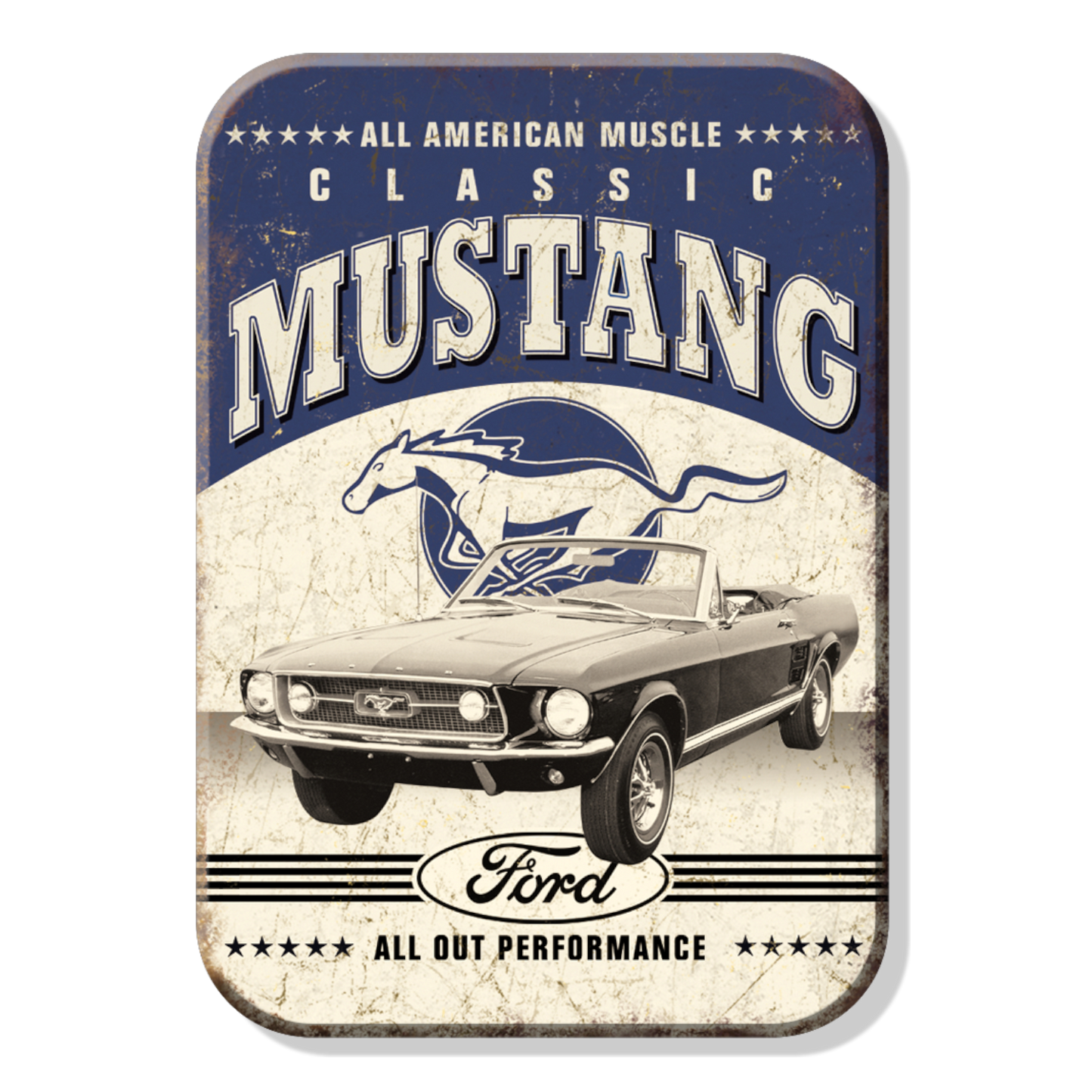 Ford Classic Mustang American Muscle Magnet (2.5" x 3.5")