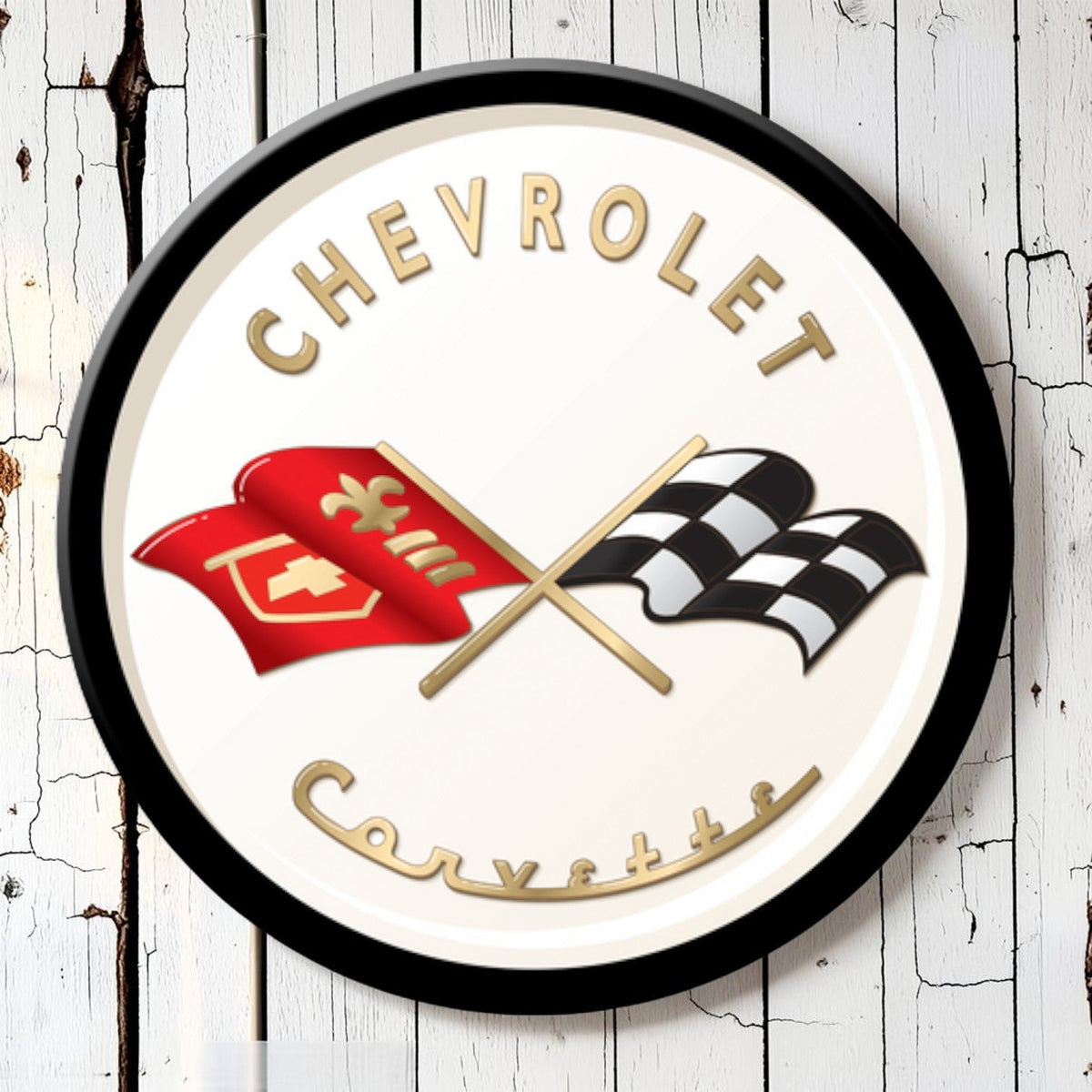 Chevrolet Corvette Flags Magnet - Jones Peak