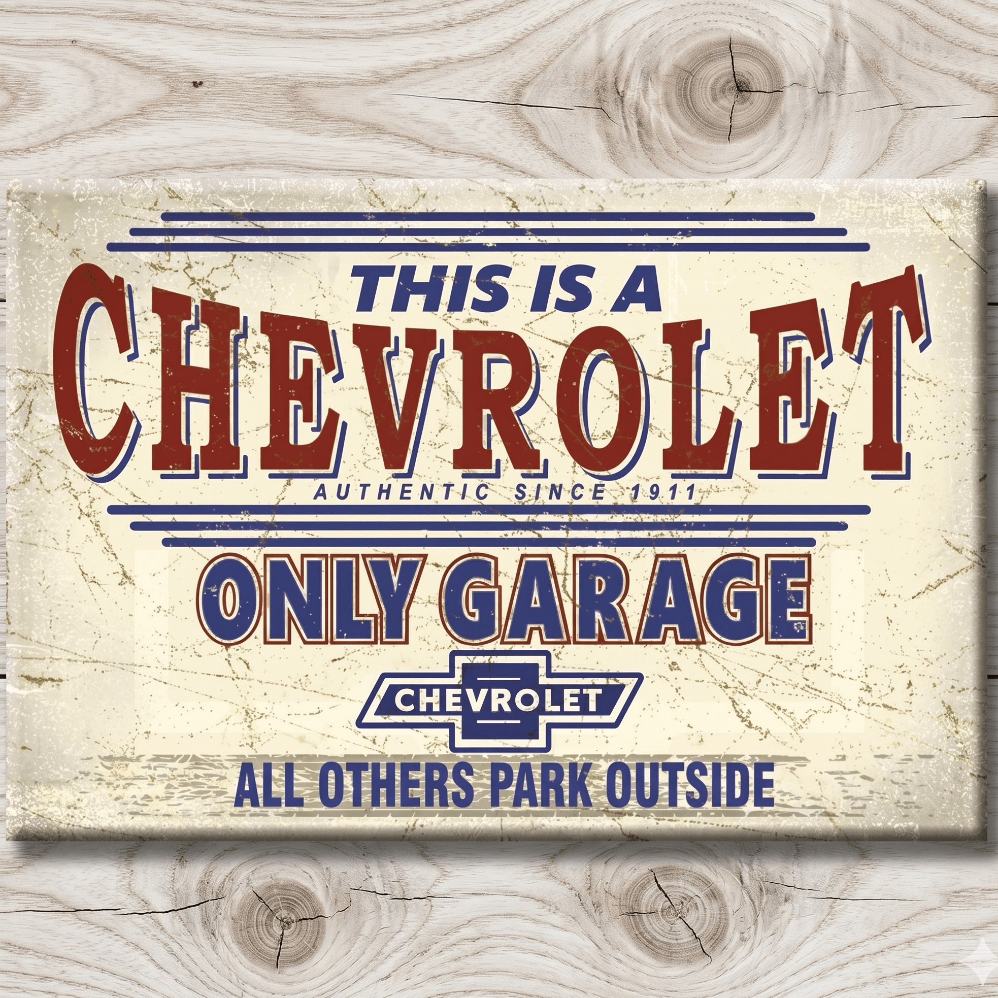 Chevrolet Only Garage Magnet - Jones Peak