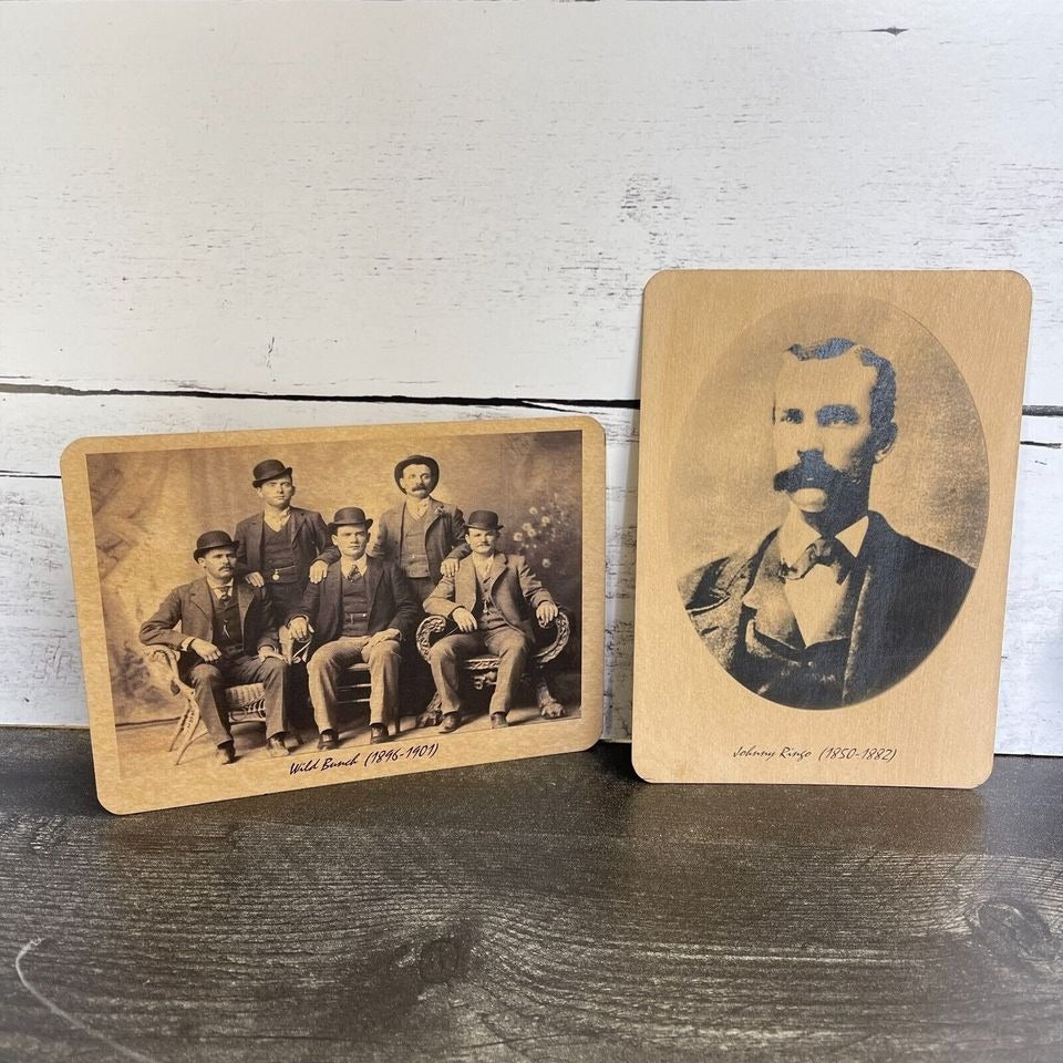 Outlaws Of The Old West Set Of 13 Photos (6.25" x 5.25")