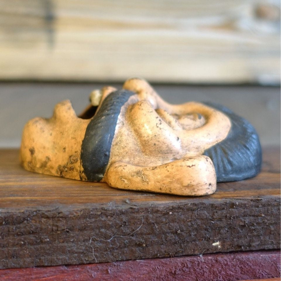 Pepe Four-Eyed Cast Iron Wall Mounted Bottle Opener (3.75" x 3.75")