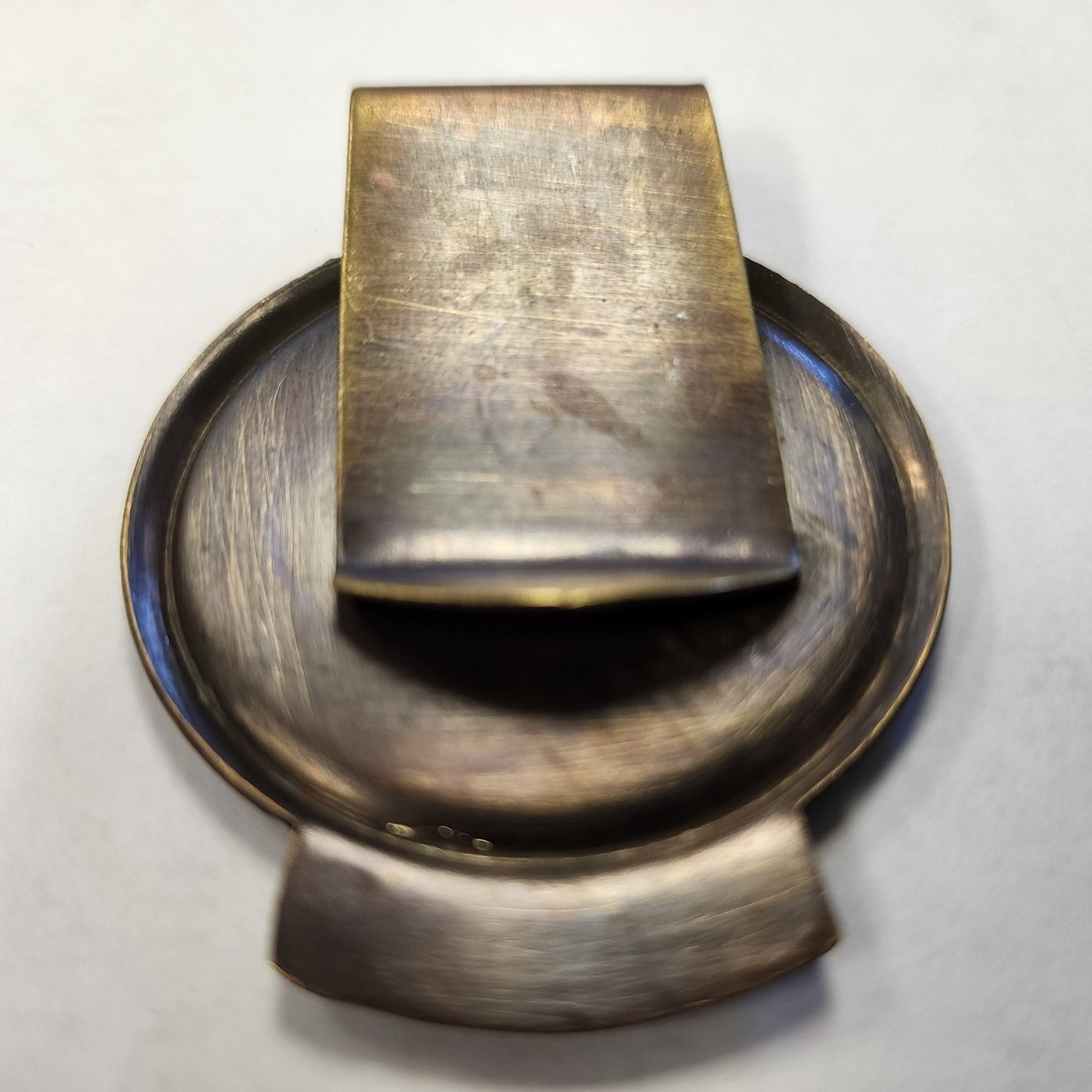 Gem's Saloon Tombstone Arizona Solid Brass Money Clip With Raised Lettering & Antique Finish (3" x 2.25") - Jones Peak