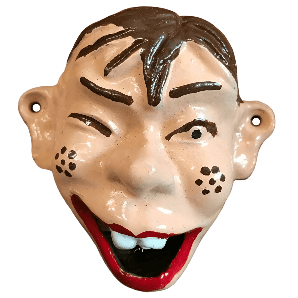 Howdy Doody Cast Iron Wall Mount Bottle Opener With Painted Antique Finish (3.75" x 3.75") - Jones Peak