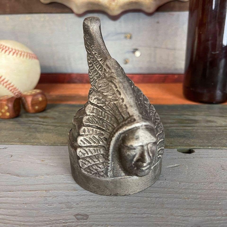 Indian Motorcycles Aluminum Bottle Opener With Brass Tag & Antique Finish (3.5" x 2.5") - Jones Peak