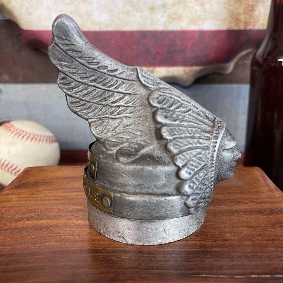 Indian Motorcycles Aluminum Bottle Opener With Brass Tag & Antique Finish (3.5" x 2.5") - Jones Peak