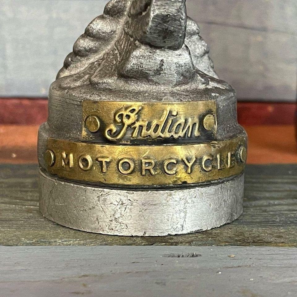 Indian Motorcycles Aluminum Bottle Opener With Brass Tag & Antique Finish (3.5" x 2.5") - Jones Peak