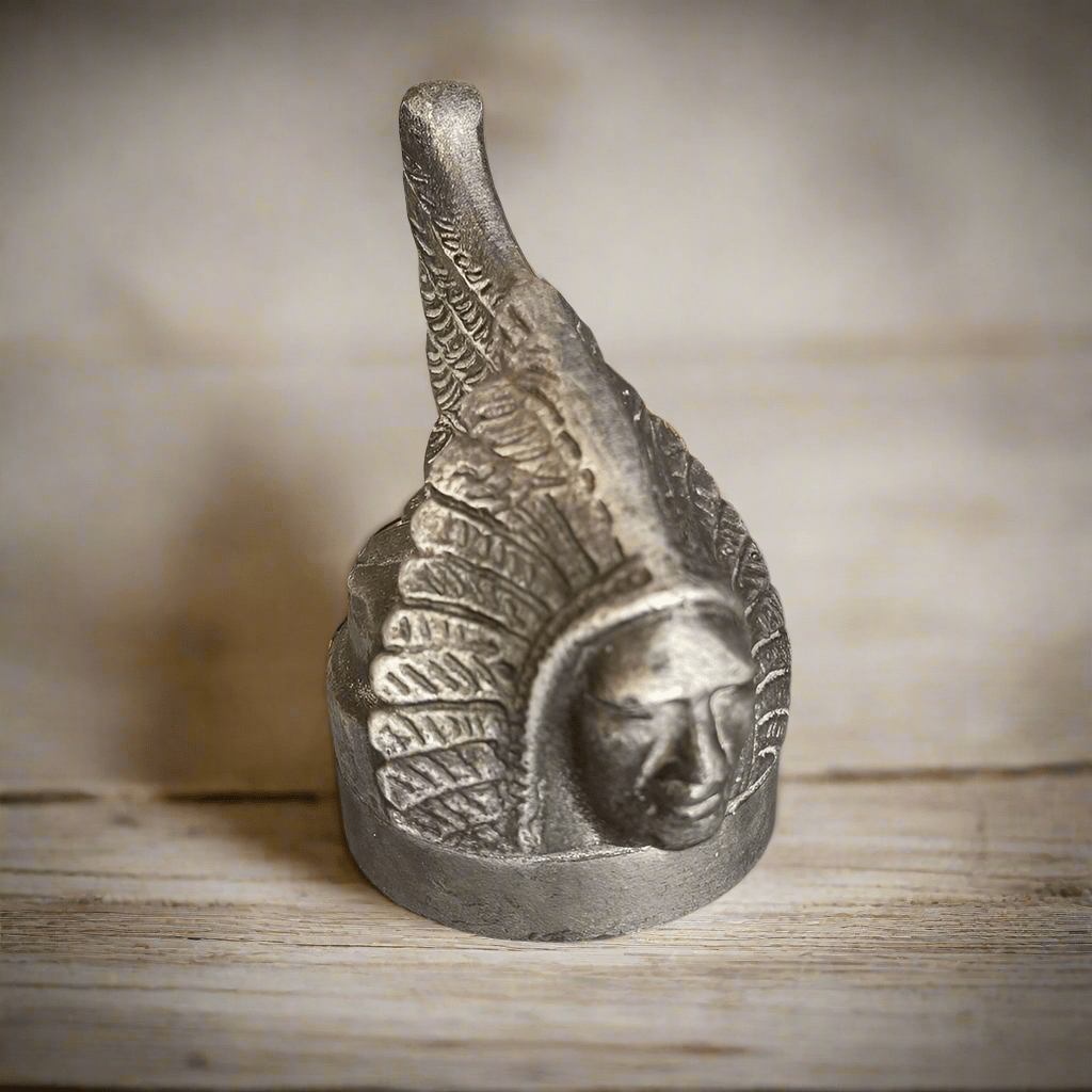 Indian Motorcycles Aluminum Bottle Opener With Brass Tag & Antique Finish (3.5" x 2.5") - Jones Peak