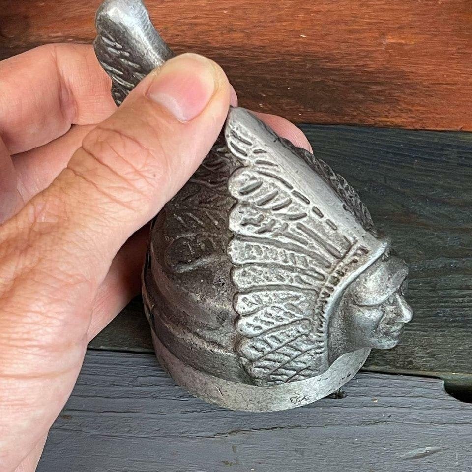 Indian Motorcycles Aluminum Bottle Opener With Brass Tag & Antique Finish (3.5" x 2.5") - Jones Peak