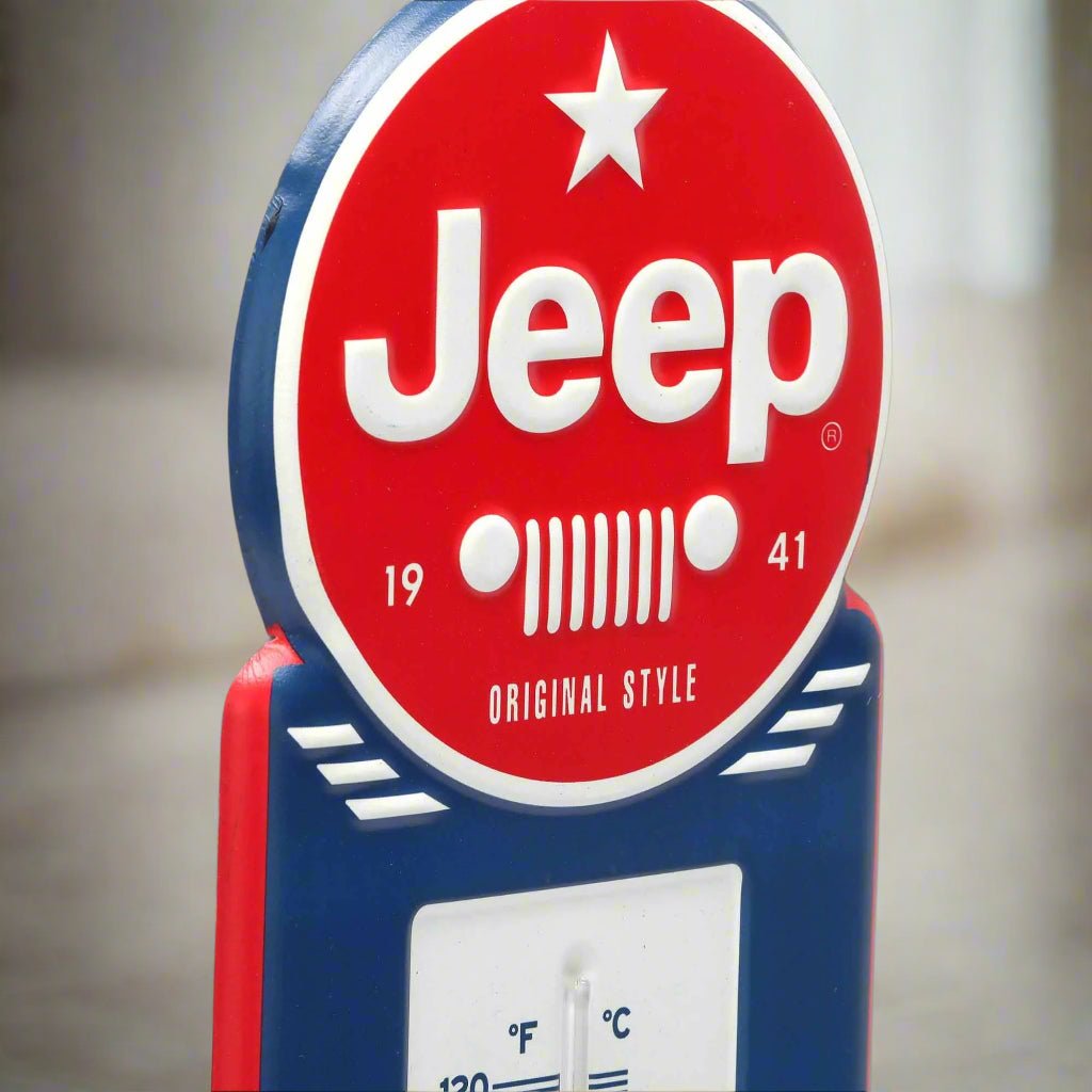 Jeep Superior Quality Wall Thermometer (5.5" x 15.5") - Jones Peak