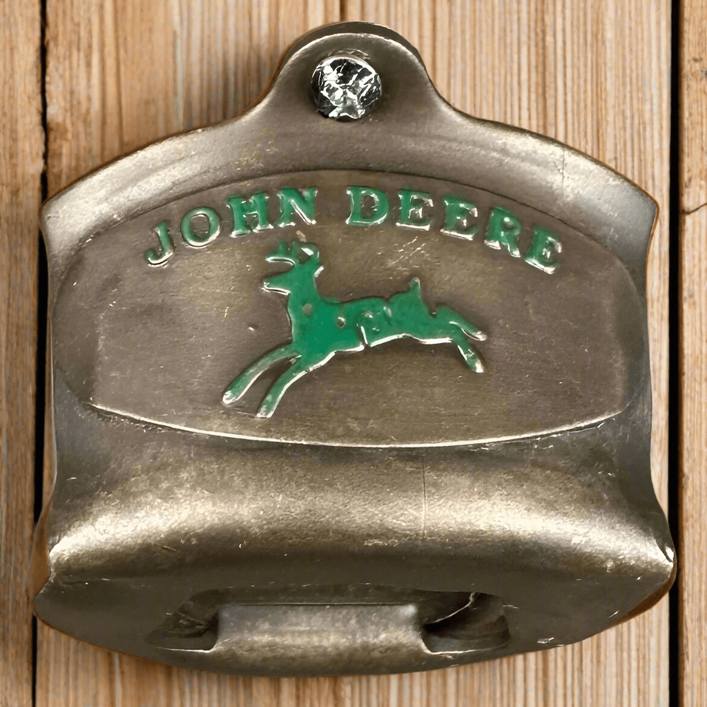 John Deere Die Cast Metal Wall Mounted Bottle Opener (3.25" X 2.5") - Jones Peak