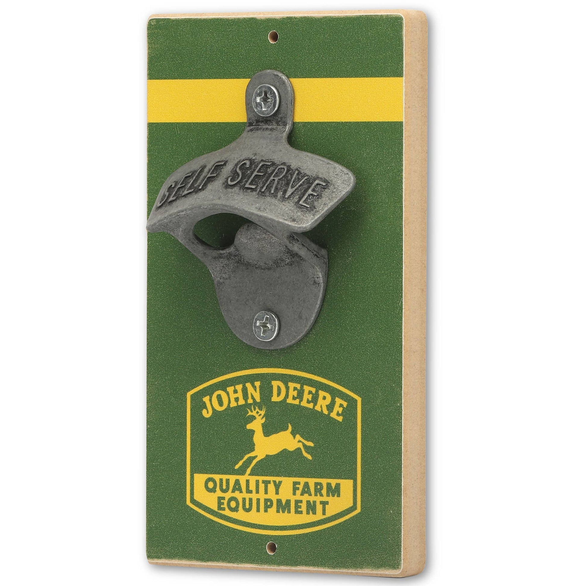 John Deere Quality Farm Equipment Wall Bottle Opener (3.5" x 6") - Jones Peak