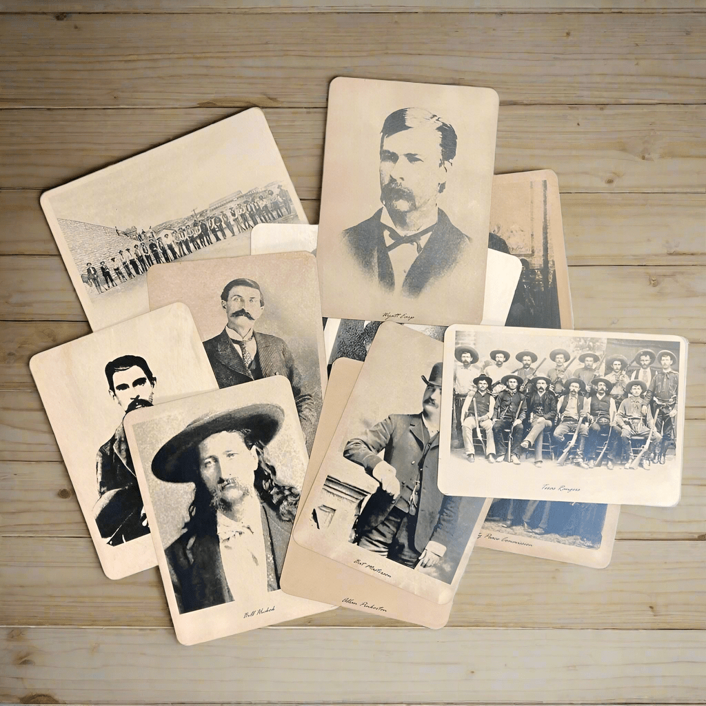 Lawmen Of The Old West Set Of 12 Photos (7" x 4.5") - Jones Peak