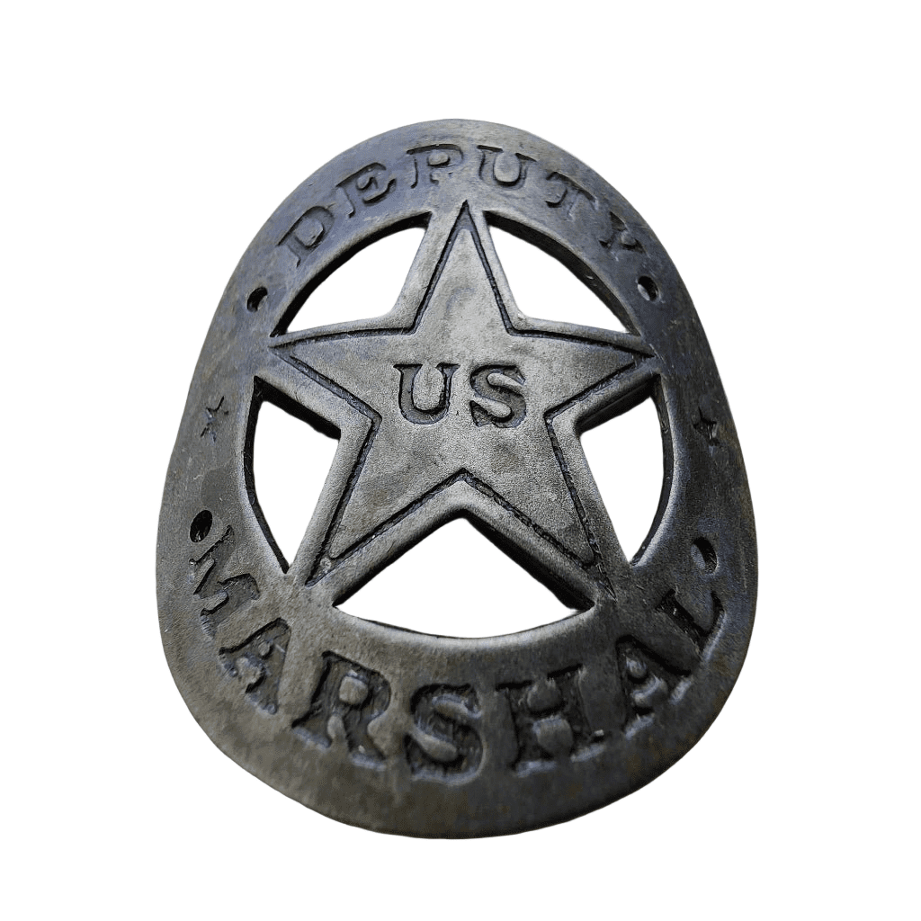 Deputy Marshal Gun Butt Tag - Jones Peak