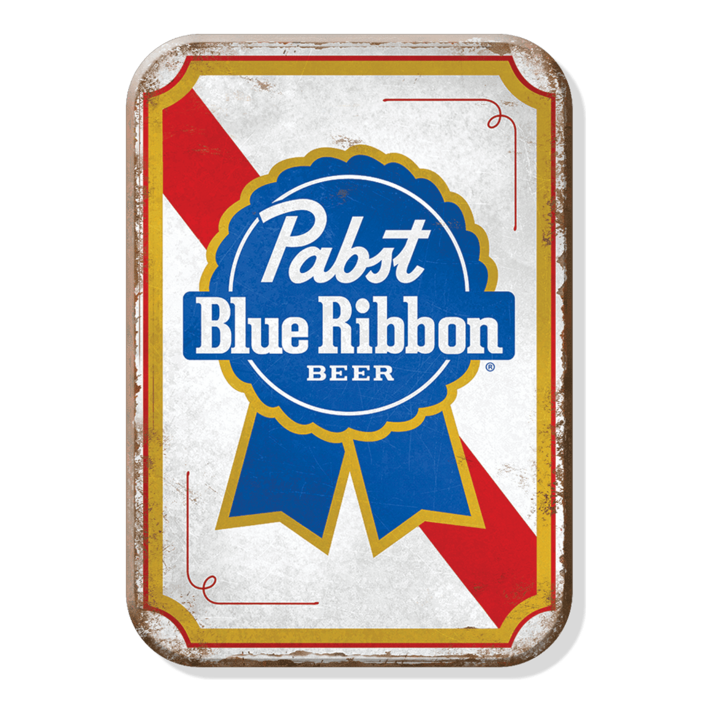 Pabst Blue Ribbon Beer Label Magnet (2.5" x 3.5") - Jones Peak