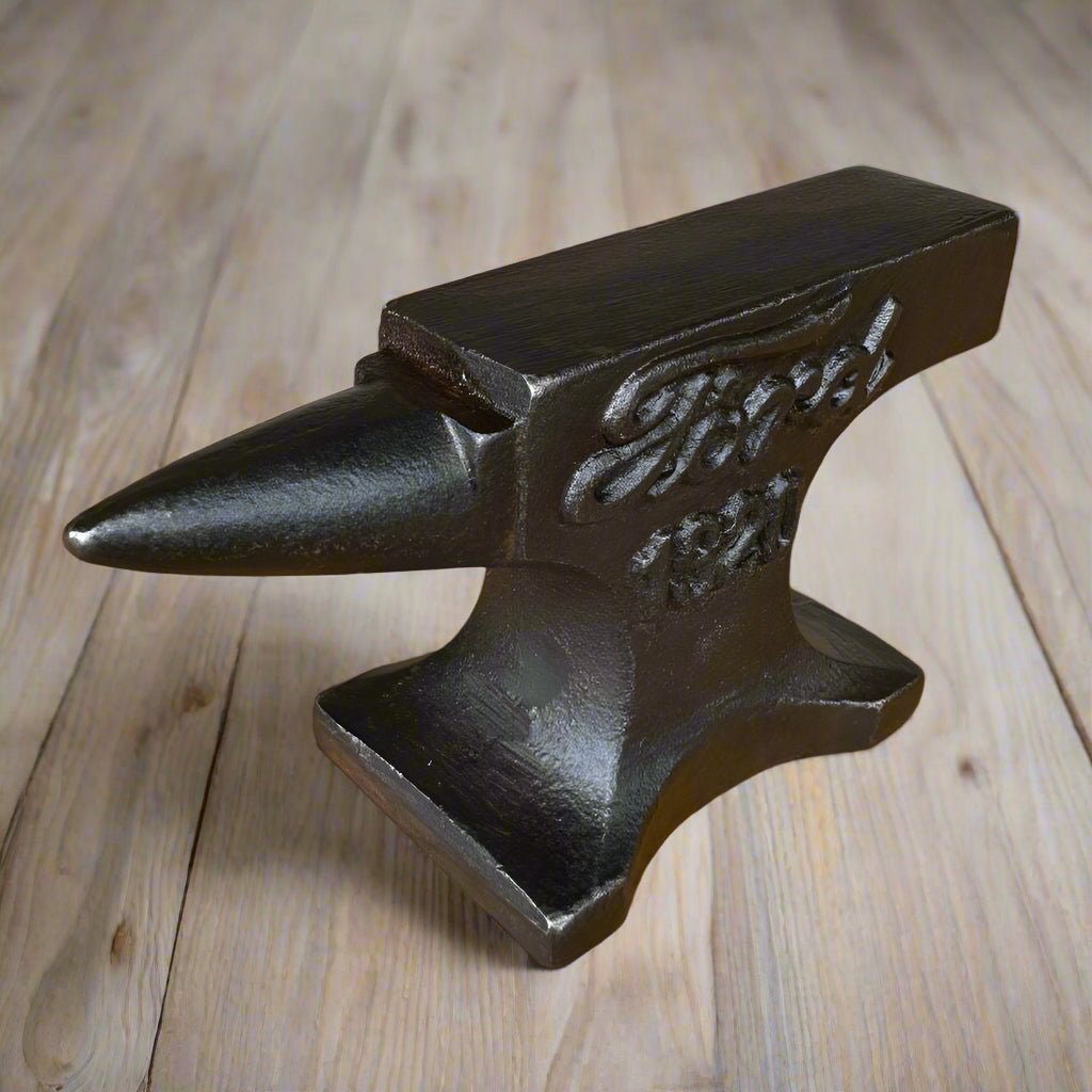 Ford 1920 Cast Iron Anvil Paperweight With Raised Lettering & Antique Finish (4.5" x 3") - Jones Peak