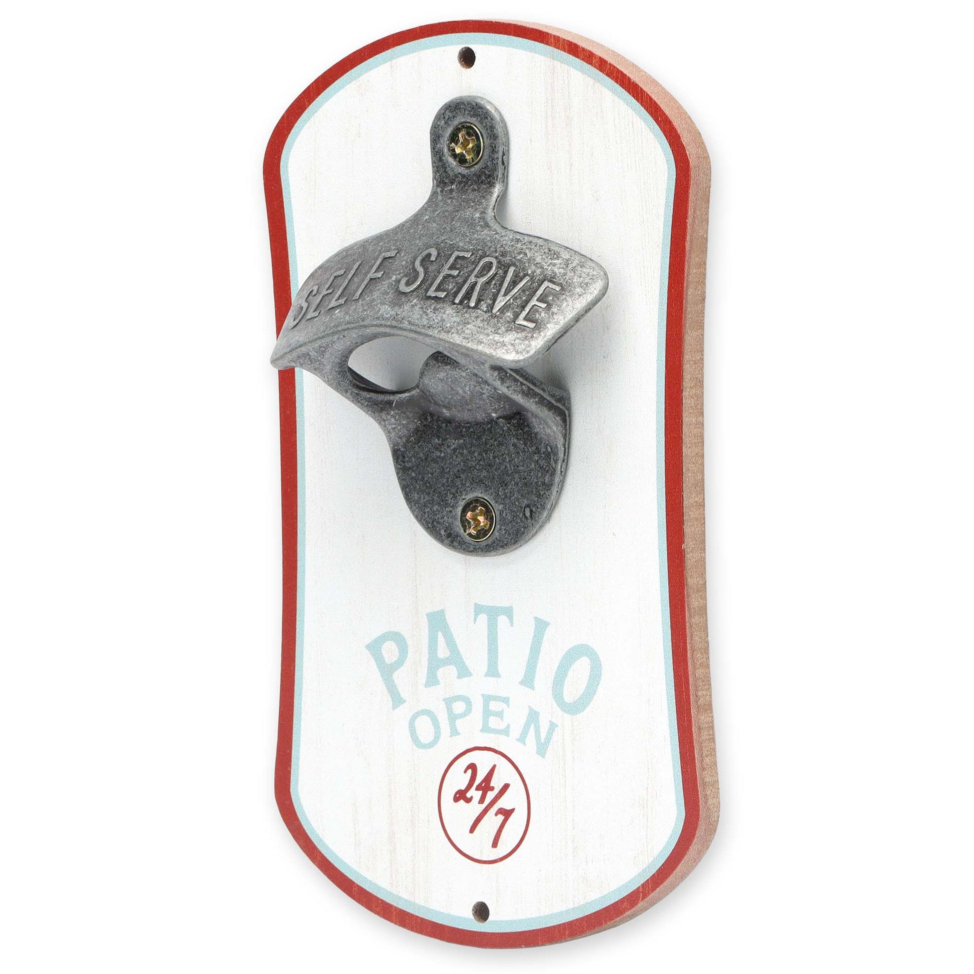 Patio Open 24/7 Wall Bottle Opener (3.5" x 6") - Jones Peak