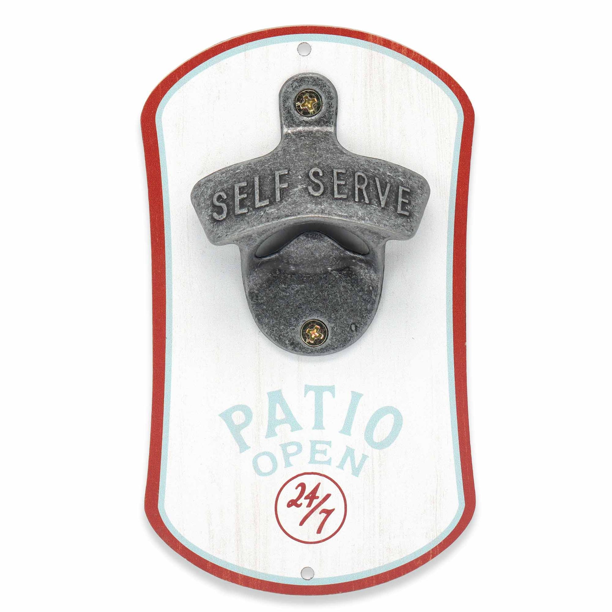 Patio Open 24/7 Wall Bottle Opener (3.5" x 6") - Jones Peak