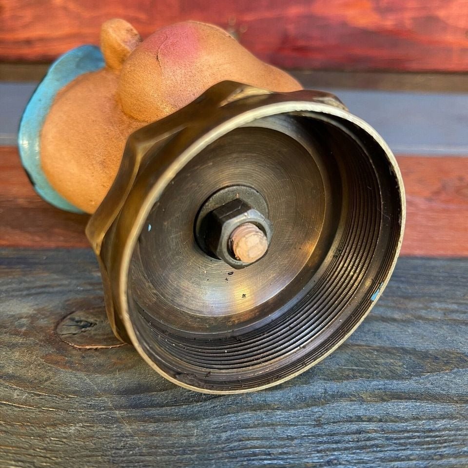 Popeye Sailor Man Cast Iron Radiator Cap With Painted Vintage Antiqued Finish (5.75" Tall) - Jones Peak