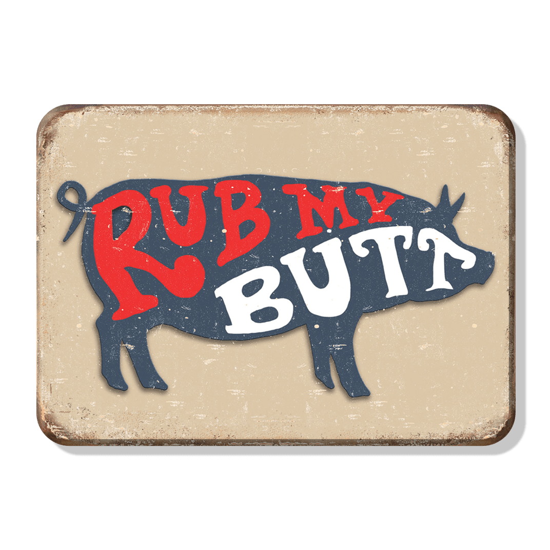 Pork Rub My Butt Magnet (2.5" x 3.5") - Jones Peak