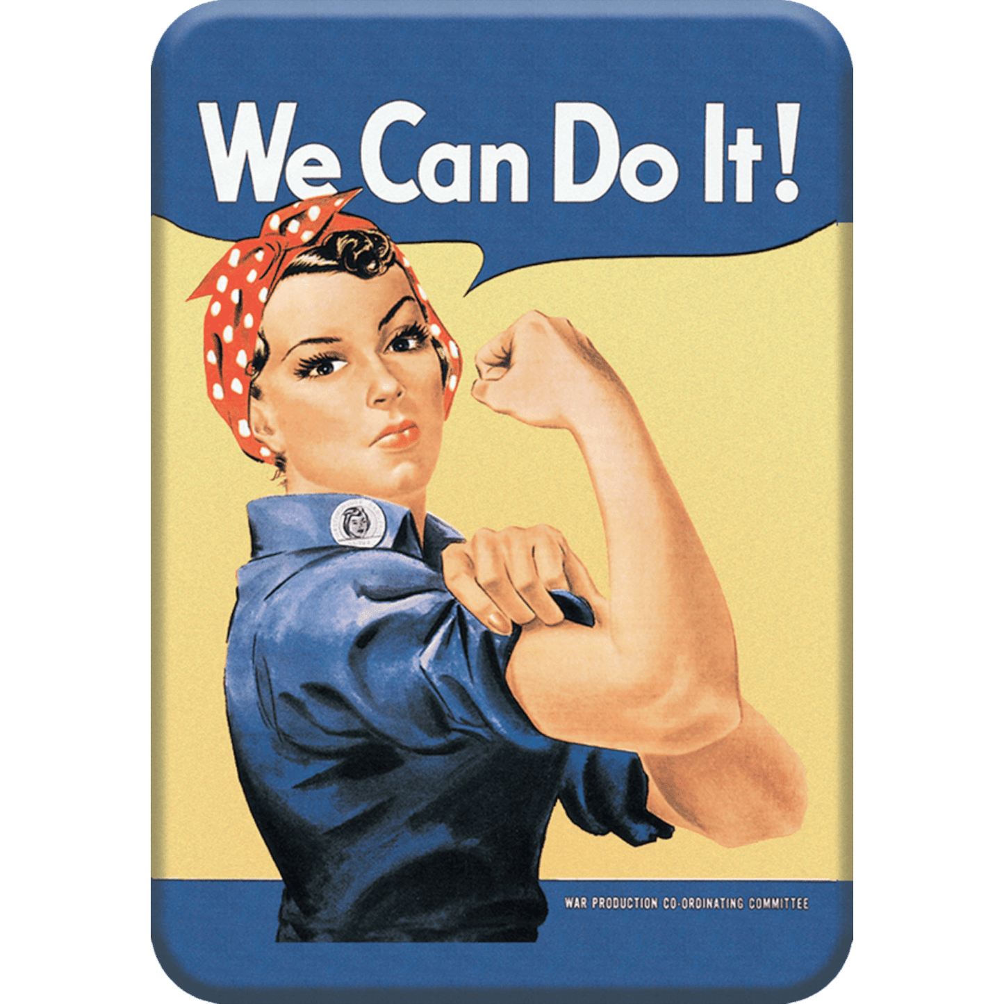 Rosie the Rivetor We Can Do It! Magnet (2.5" x 3.5") - Jones Peak