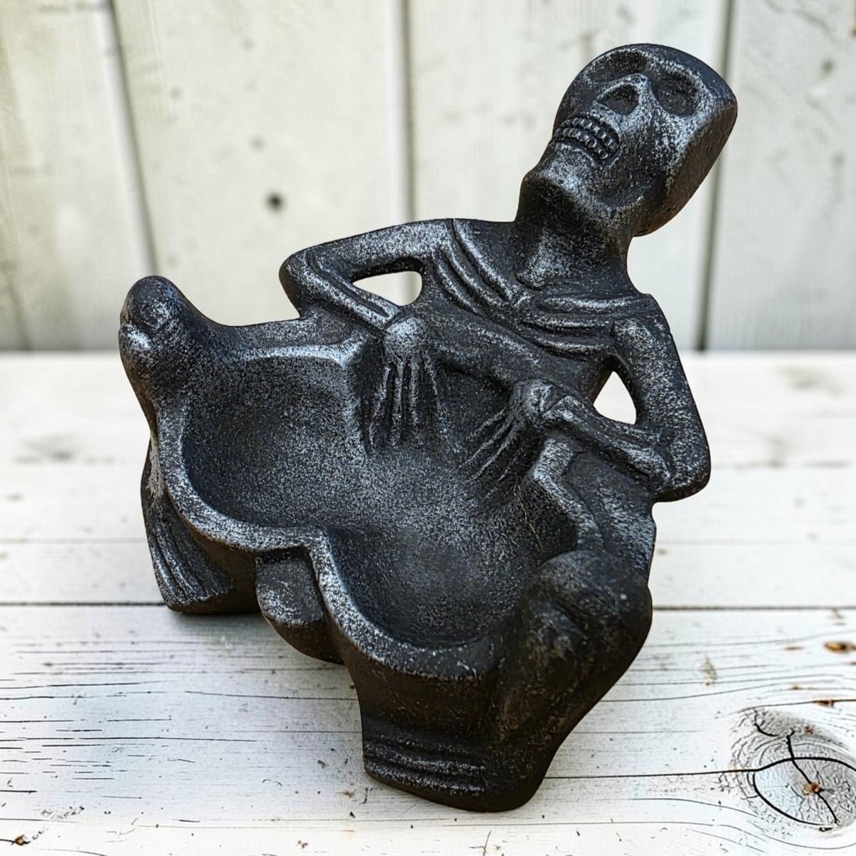 Skeleton Cast Iron Ashtray & Trinket Dish - Jones Peak