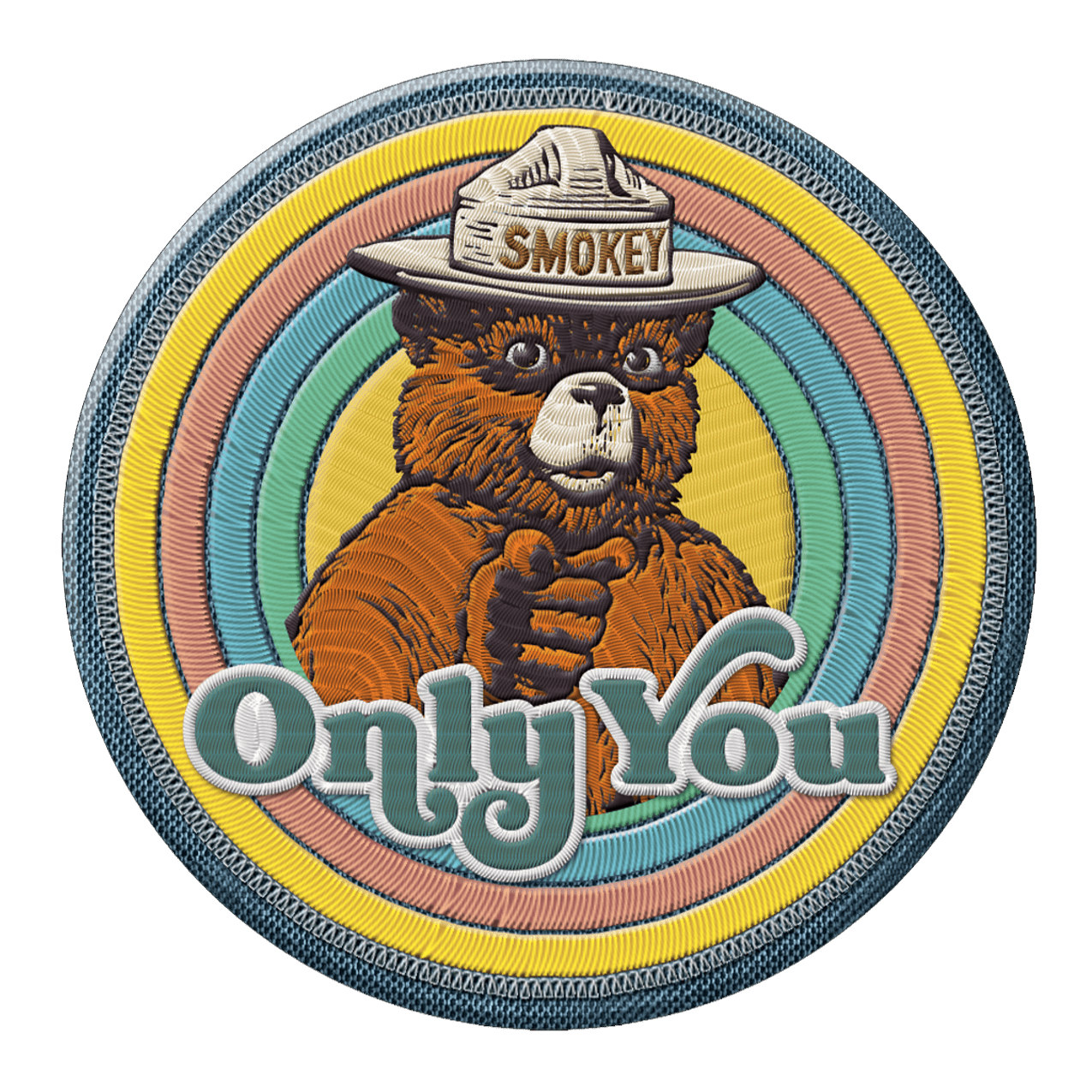Smokey Bear Only You Magnet (3" x 3") - Jones Peak