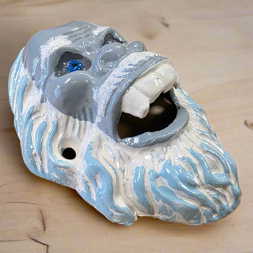 Yeti Abominable Snowman Cast Iron Wall Mounted Bottle Opener With Painted Finish (4.75" x 3.5") - Jones Peak