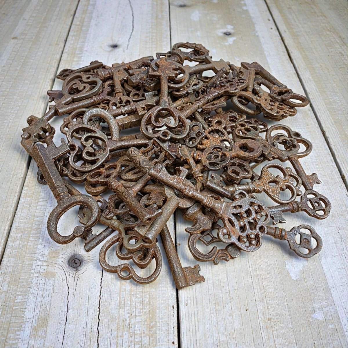 19th - Century Cast Iron Skeleton Keys - Jones Peak