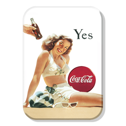 Coca-Cola Yes Advertising Magnet (2.5" x 3.5")
