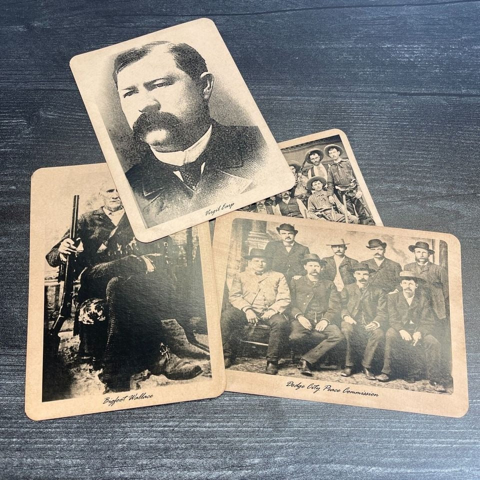 Lawmen Of The Old West Set Of 12 Photos (7" x 4.5")