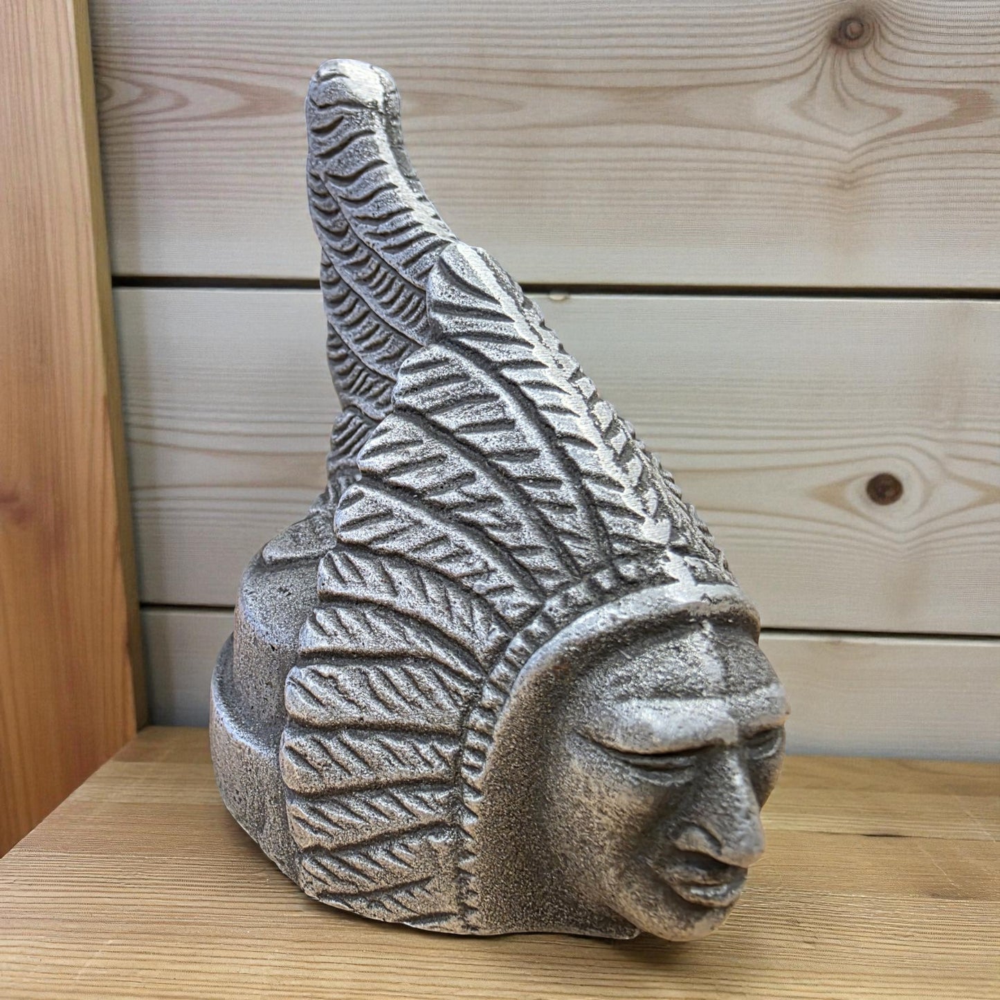 Indian Motorcycle Aluminum Paperweight With Embossed Logo And Antique Finish (3.25" x 3")