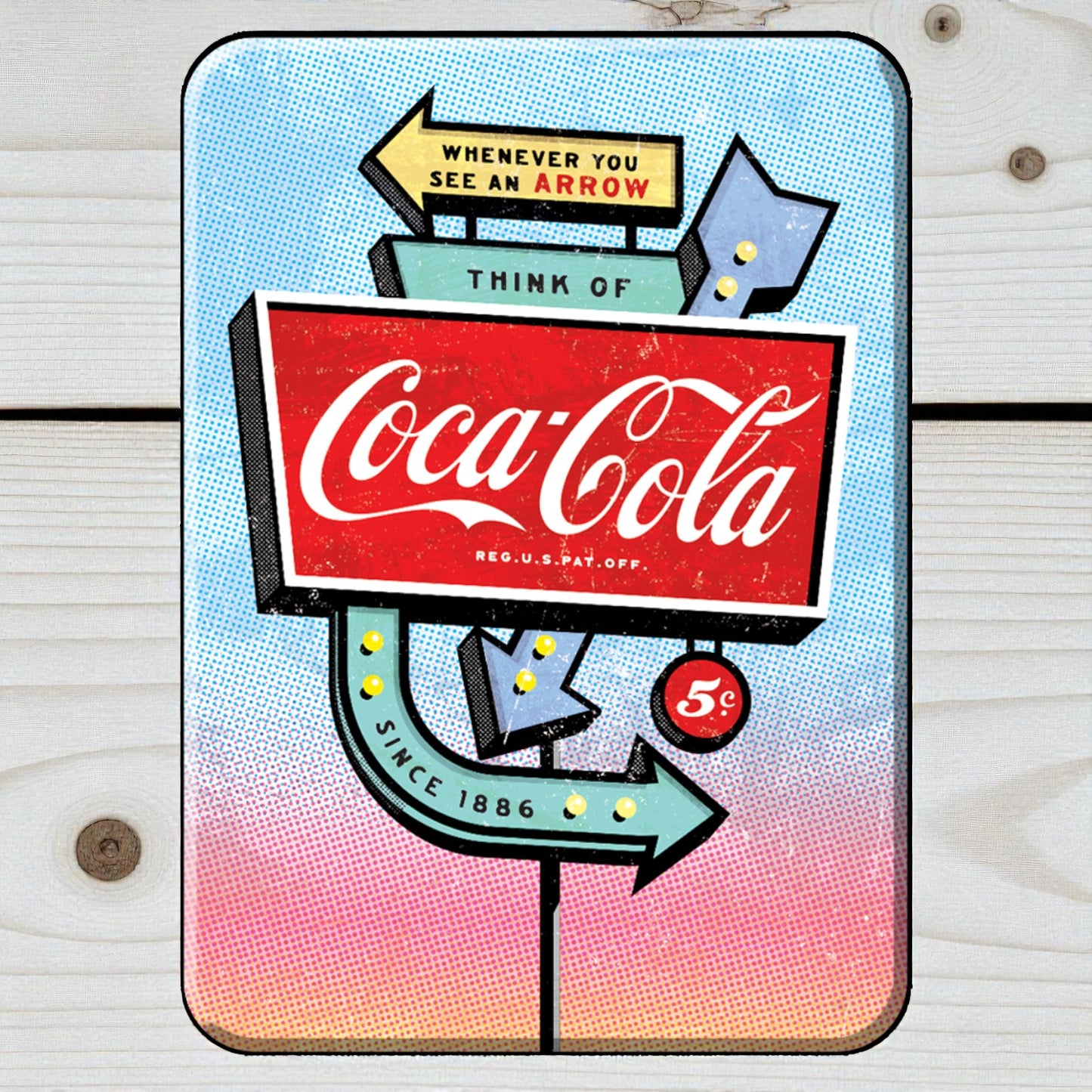 Coca-Cola Since 1866 Marquee Magnet (2.5" x 3.5")