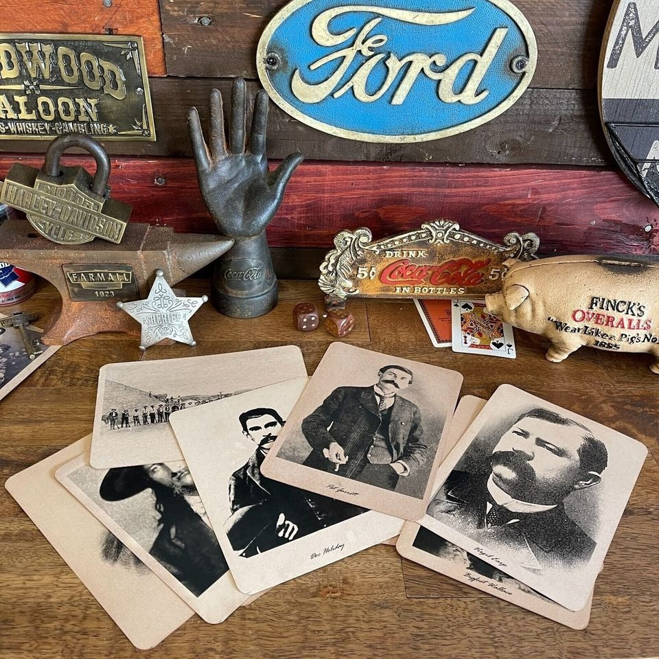 Lawmen Of The Old West Set Of 12 Photos (7" x 4.5")